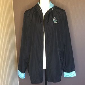 Disney parks black windbreaker jacket size xlarge